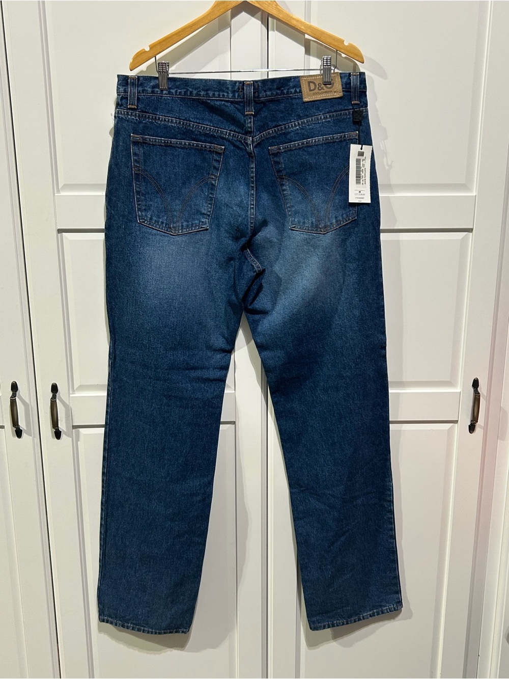 D&G Dolce & Gabbana Men’s Straight Jeans NWT Blue Denim Ittierre Italy - Picture 3 of 13